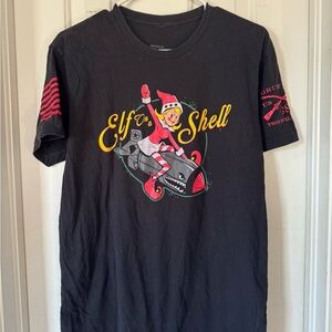 Grunt style Christmas graphic tee